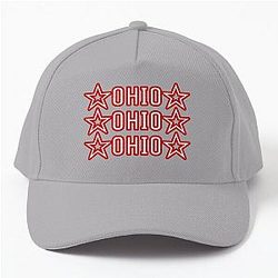 Ohio Red Baseball Cap