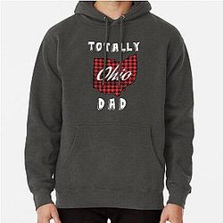 Buffalo Plaid Ohio State Map Pride Pullover Hoodie