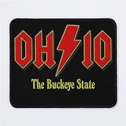 Ohio Buckeye State T shirt Rock Music Inspired Tee Halftone Design Vintage Ohio Shirt Unisex Souvenir Top