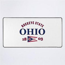 Ohio Native State Flag Desk Mat