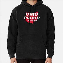 Ohio Proud The Buckeye State Design Pullover Hoodie