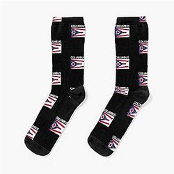Columbus, Capital of Ohio. USA Socks