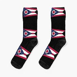 Ohio Columbus State Flag T-Shirt Sticker Socks