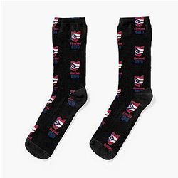 Cleveland Ohio State Distressed Flag Socks