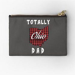 TODAY Ohio Buffalo Plaid State Map Zipper Pouch
