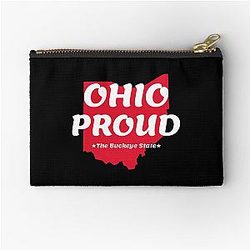 Ohio State Motto The Buckeye design Zipper Pouch