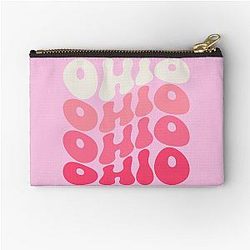 COQUETTE PINK ZIPPER POUCH