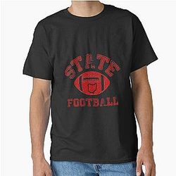 State of Ohio Distressed Football Fan Classic T-Shirt
