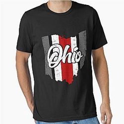 Vintage Ohio State Map T-Shirt