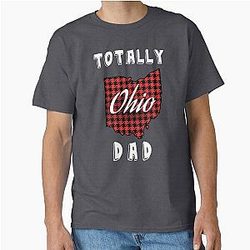 T OTALLY Ohio Buffalo Plaid State Map Classic T-Shirt