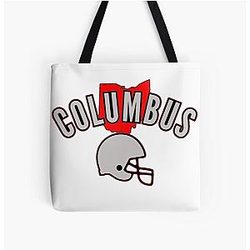 Columbus Ohio Football Tote Bag