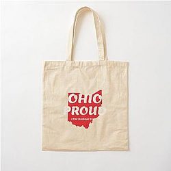 Ohio The Buckeye State Cotton Tote Bag