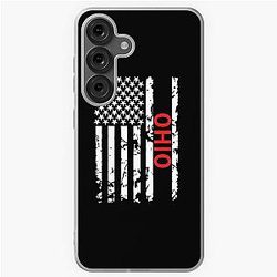 Ohio USA American Flag Soft Case for Samsung Galaxy
