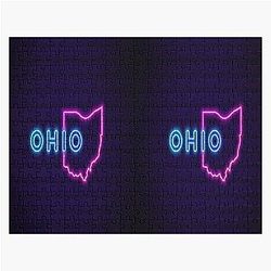Neon Ohio Jigsaw Puzzle