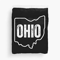 Ohio State Travel Fan Souvenir Duvet Cover