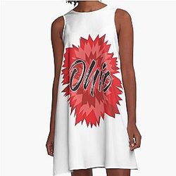 State of Ohio A Line Dress