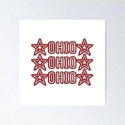 Ohio Red Poster