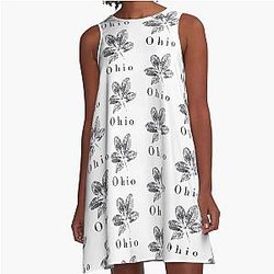 Ohio Buckeye A Line Dress
