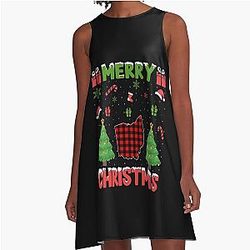 Ugly Christmas A-Line Dress