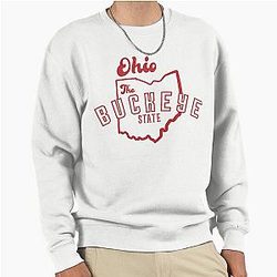 Ohio Buckeye state Pullover Sweatshirt