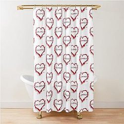 We Love Columbus Ohio Shower Curtain