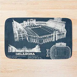Owen Field Oklahoma Bath Mat