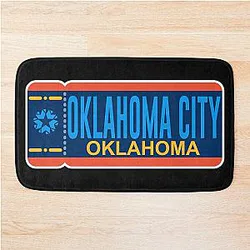 Oklahoma City Ticket Bath Mat