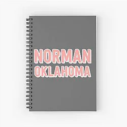 Norman Oklahoma Spiral Notebook