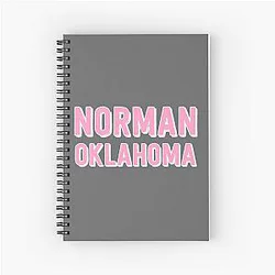 Norman Oklahoma Spiral Notebook