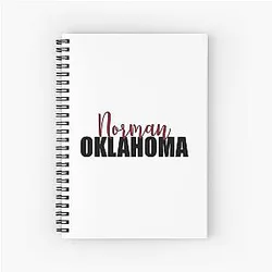 Norman Oklahoma Spiral Notebook
