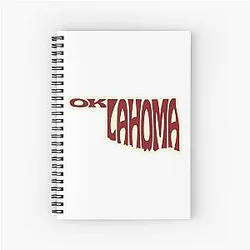 Oklahoma Cream Spiral Notebook