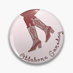 Oklahoma Gameday Football Pin Button