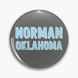Norman Oklahoma Pin