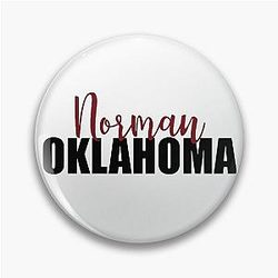 Norman Oklahoma Pin