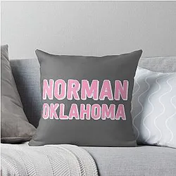Norman Oklahoma Throw Pillow