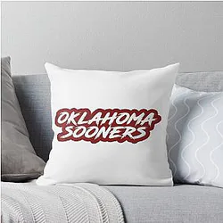 Oklahoma Sooners Throw Pillow
