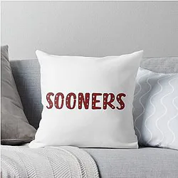 Oklahoma Sooners Throw Pillow