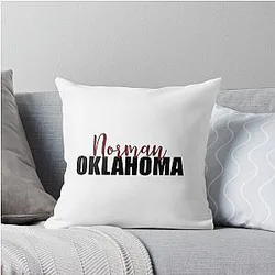 Norman Oklahoma Throw Pillow