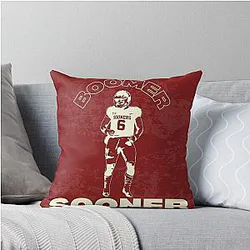 University of Oklahoma Throw Pillow