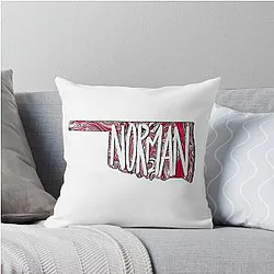 Norman Oklahoma Throw Pillow