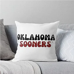 Oklahoma Sooners Throw Pillow