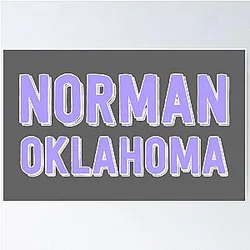 Norman Oklahoma Poster