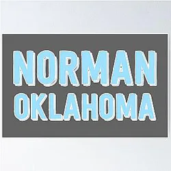 Norman Oklahoma Poster