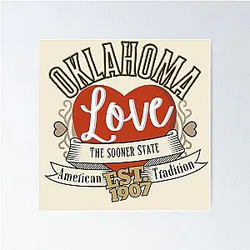 Oklahoma Love Poster becomes: Oklahoma Love