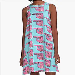 Oklahoma Tourist Map Dress