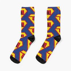 OKLAHOMAN SOONER SHIELD - Freedom Is The Superpower - Modern Gadsden Snake Flag - Dont Tread On Me SUPERHERO OKLAHOMA design Socks