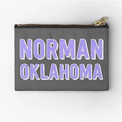 Norman Oklahoma Zipper Pouch