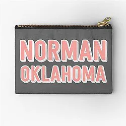 Norman Oklahoma Zipper Pouch