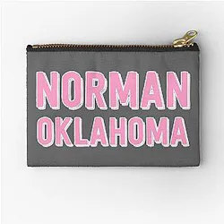 Norman Oklahoma Zipper Pouch