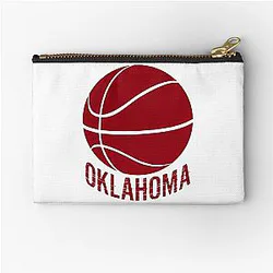 Oklahoma Basketball Zipper Pouch